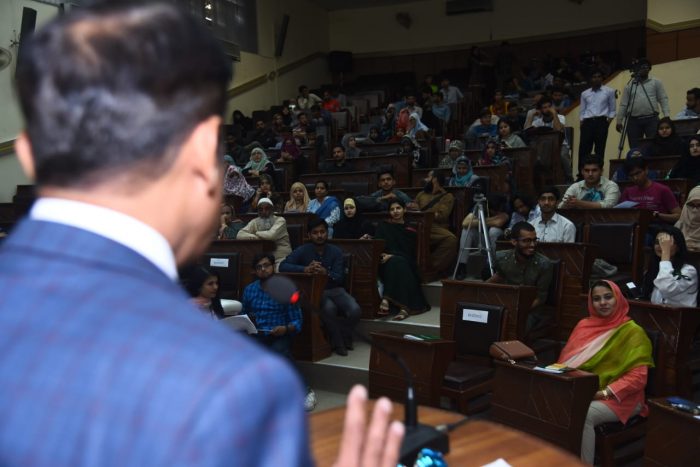 Session at Karachi University
